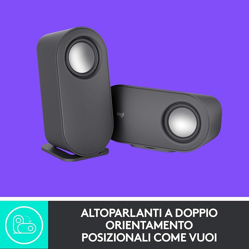 Z407 Altoparlanti Bluetooth per computer con subwoofer e controllo wireless, audio avvolgente, audio premium con ingressi multipli, altoparlanti USB - Nero