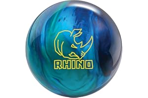 Brunswick Rhino Bowling Ball, Cobalt/Aqua/Teal, 11lbs