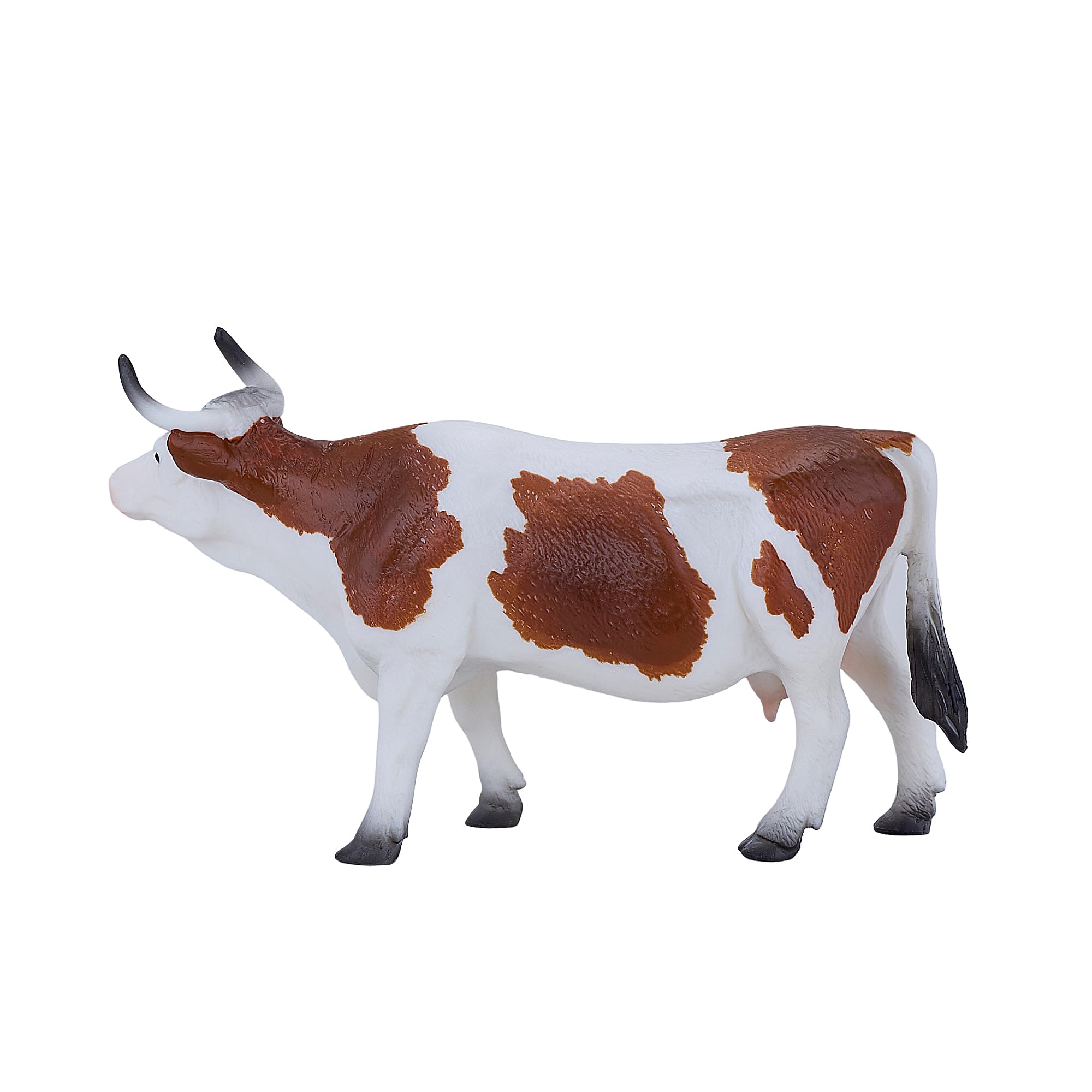 MOJO Simmental Cow Farm Animal Model Toy Figure