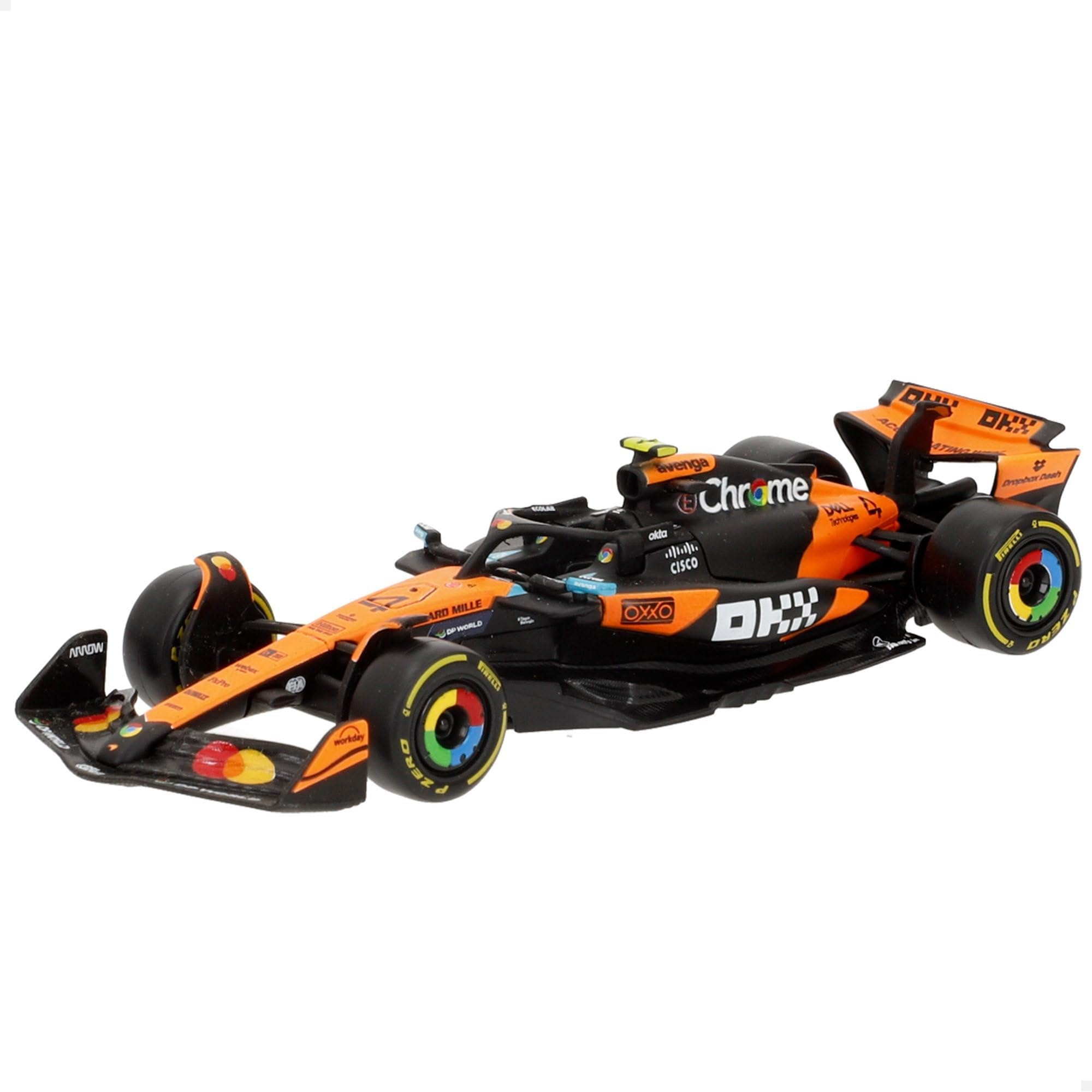 Bburago - McLaren F1 MCL39 2025#4 Norris, 1:43 Scale Diecast Car with Authentic Details, F1 McLaren Replica, Papaya/Black Livery, Officially Licensed, Recommended Age 3+ Years — image 1