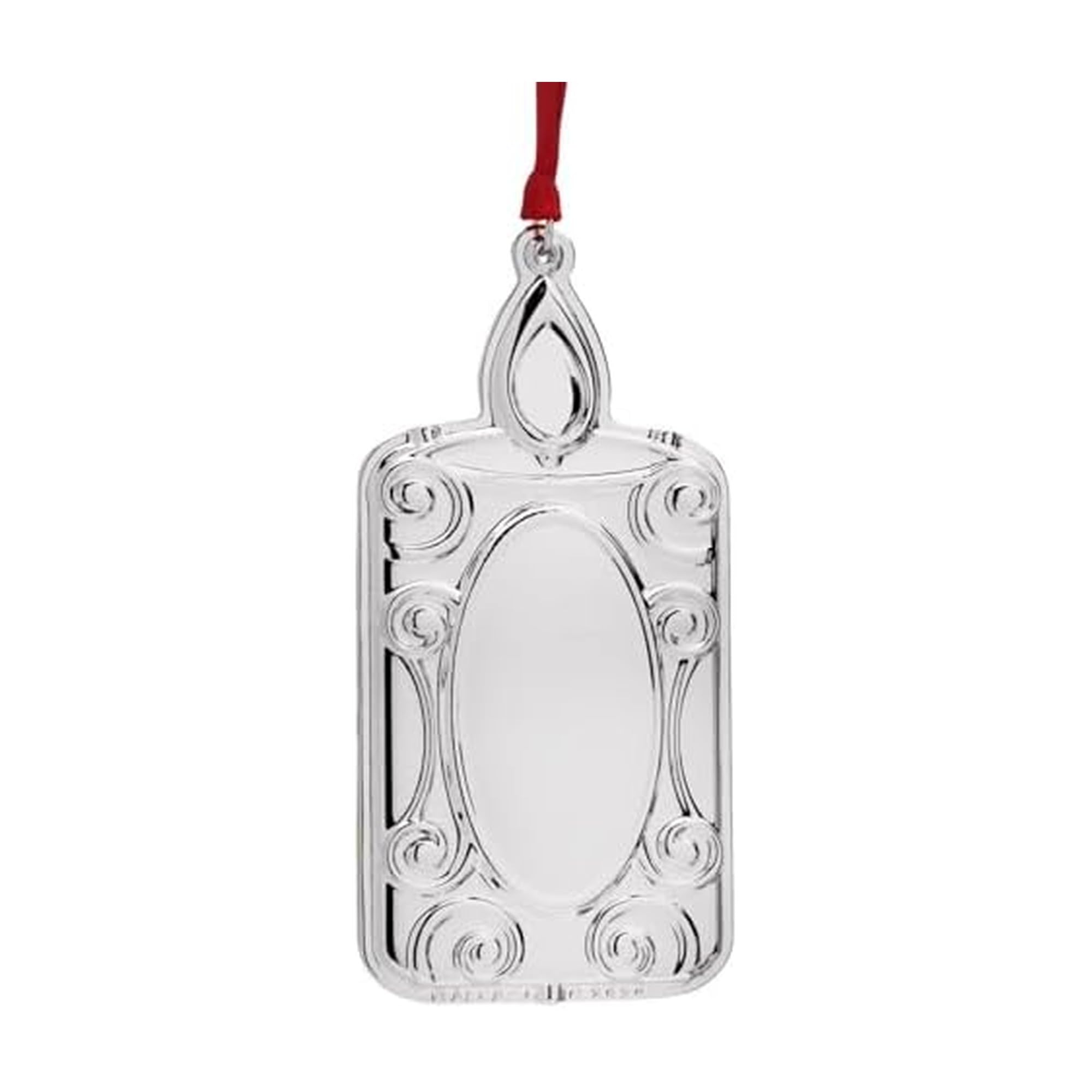 Wallace 2025 Silver Plated Engraveable Candle Ornament 13th Edition Image