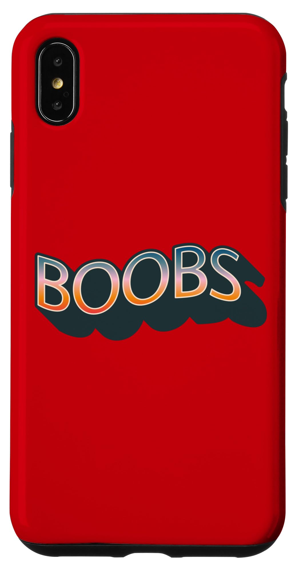 iPhone XS Max BOOBS Vintage Vibes Design Case