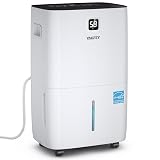 Yaufey 150 Pints Energy Star Dehumidifier for Home, Basement and Large Room up to 7000 Sq. Ft., with Drain Hose, Timer, Intelligent Humidity Control and Large Water Tank