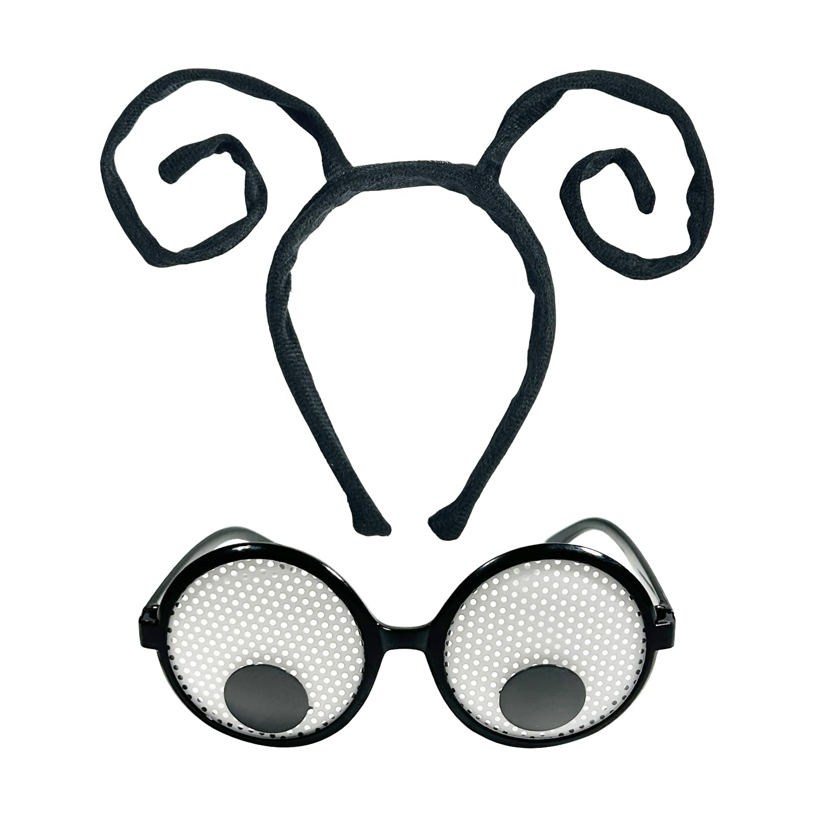 Bliceon Butterfly Antennae Headband and Bug Glasses, Party, Cosplay and Halloween, Insect, Animal Themed Costume Accessories, Funny Butterfly Themed Party Favour Sets