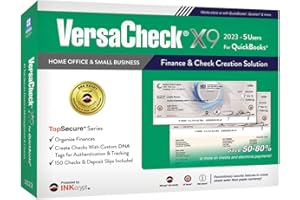 VersaCheck X9 2023 for QuickBooks – 5 User Finance and Check Creation Software