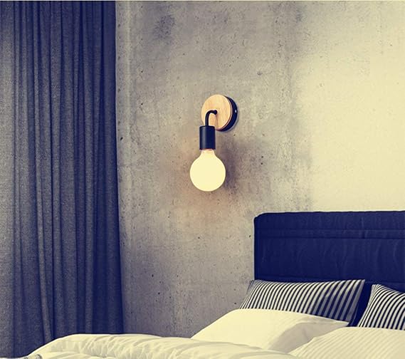 black bedroom wall lights