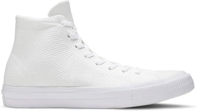 white flyknit converse