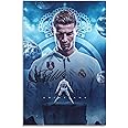 Cristiano Ronaldo Poster 3 Wall Art Canvas Print Poster Home Bathroom Bedroom Office Living Room Decor Canvas Poster Unframe: 16x24inch(40x60cm)