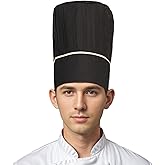 Hyzrz Tall Chef Hat Adult Adjustable Elastic Baker BBQ Grill Kitchen Cooking Chef Cap for Mother Father Day Birthday Gift