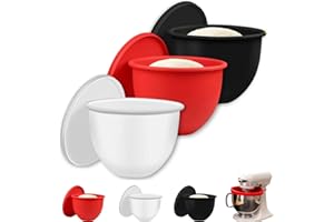 GICMICS Silicone Liners for Kitchen, Silicone Liners for Kitchen Tilt-Head 5 Qt Mixers, Mixer Bowl Accessories and Attachments for Baking and Cooking, Replacement Mixers Bowls (Mix)