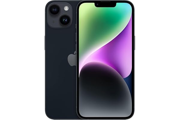 Apple iPhone 14, 128GB, Midnight - Unlocked (Renewed)