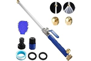 JINTION Jetsono.Com Pressure Washer, Upgraded Jet Nozzle Power Washer for Garden Hose, High Pressure Washer Tools with 2 Different Nozzles and Hose Quick Connectors