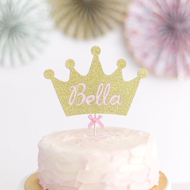 Princess Crown Cake Topper. Fairy Princess Crown Cake Topper
