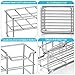 6-Slot Stainless Steel Bathroom Toothbrush Holder,Toothbrush Holder Toothpaste Stander Bathroom Organizer