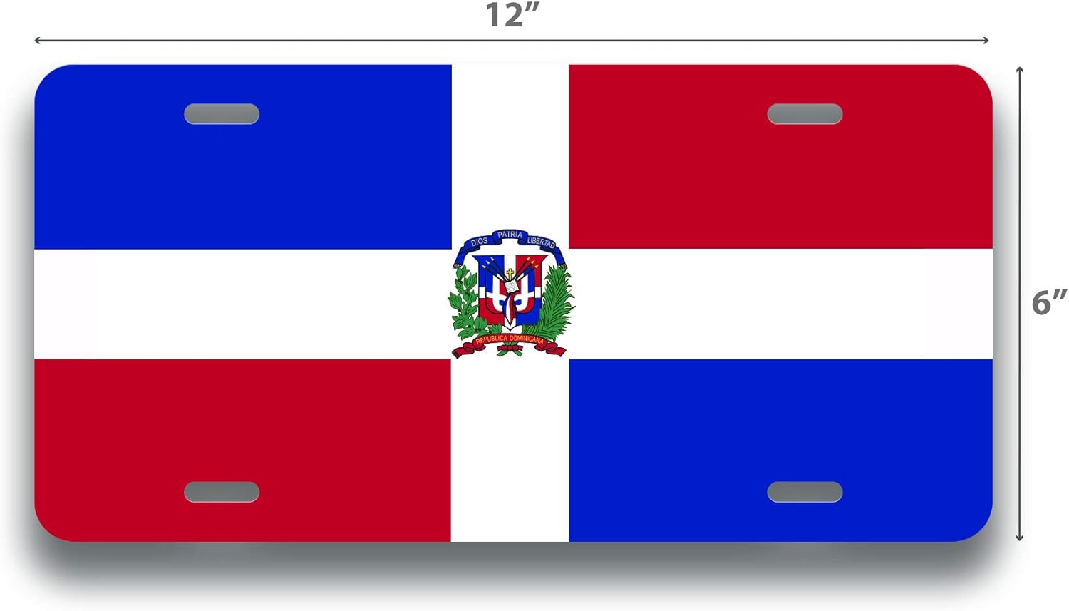 Dominican Republic Flag License Plate Frame Tag Holder Cover Fastasticdeals Dimelo Ke Lo Ke