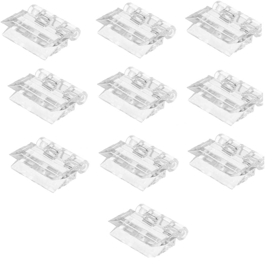 10pcs Transparent Acrylic Folding Durable Clear Acrylic Hinges Hinge Small Tools
