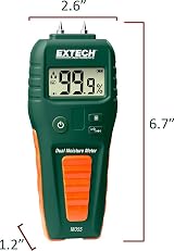 Extech MO55 Pin Pinless Moisture Meter Wood Building Material Tester Green view 2
