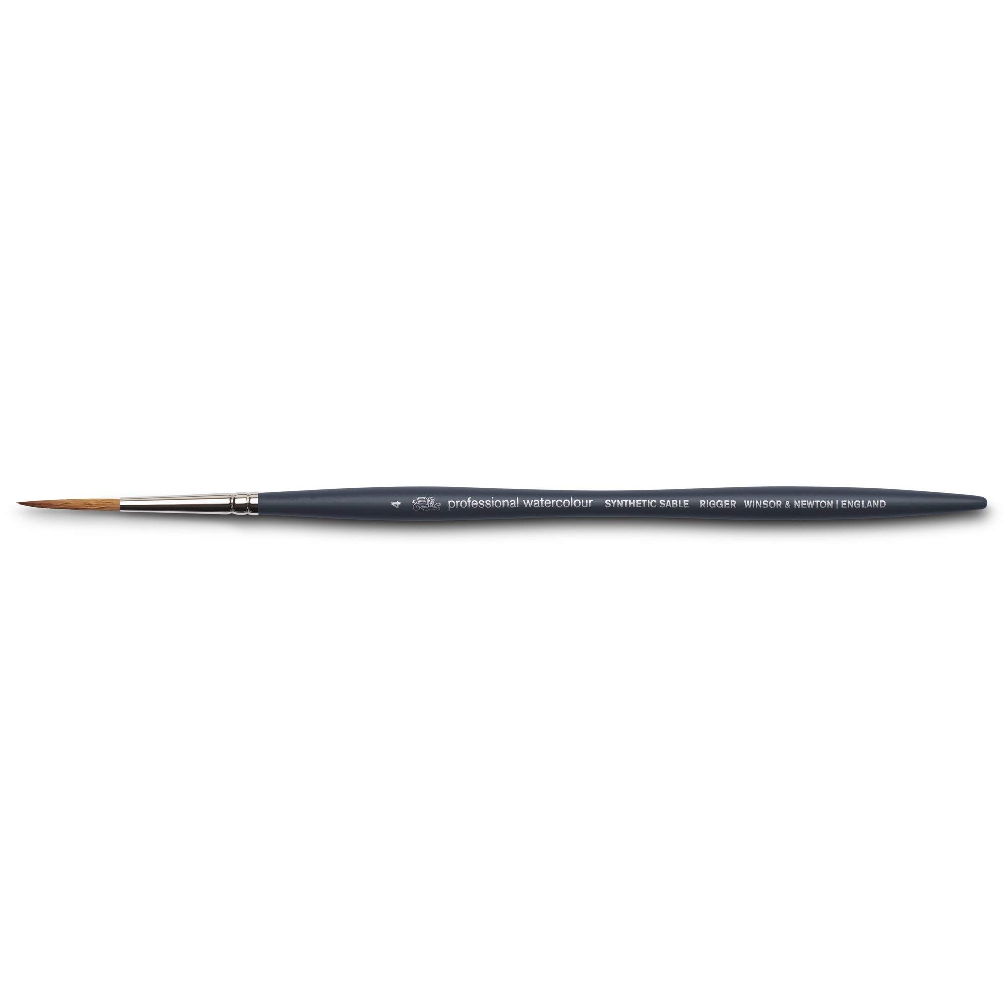 Winsor & Newton Professional Watercolour Brush, Synthetic, Gray, Nr. 4-Takelage-Pinsel