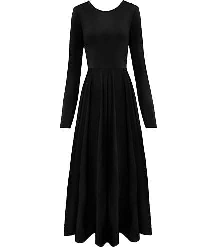 ORIDOOR Women Worship Liturgical Dance Dress Full Length Church Robe Modern Praise Dance Dress Lyrical 03a-Black Small : Clothing, Shoes & Jewelry