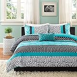 MIZONE MZ10-225 Comforter Set, Twin/Twin XL, Teal