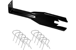 Xihu 76951 Window Handle Removal Tool with 10 Window Handle Crank Fixing Clips, Universal Automotive Upholstery Repair Tool