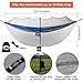ARAER Portable Double Camping Hammock with Hammock Bug Net, 660 Pounds Capacity, Sturdy Tree Straps, Easy to Setup, Compact, Lightweight for Outdoor Backpacking, Camping, Indoor Garden, Yard
