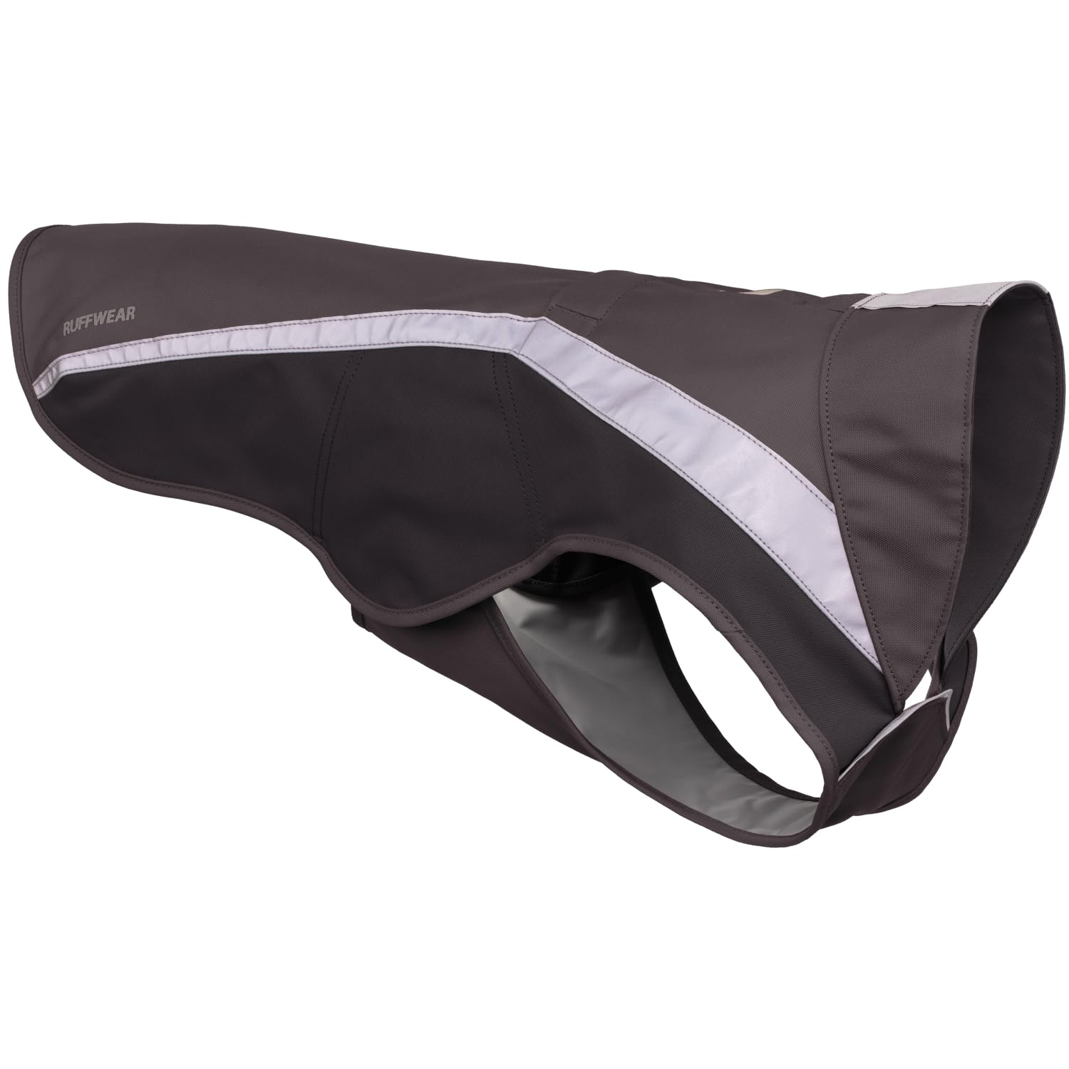 RUFFWEAR Lumenglow High-Vis Jacket, High Visibility Reflective Coat for Dogs, XX-Small, Granite Grey
