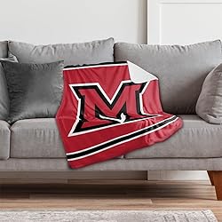 Miami University (Oh) Primary Logo Stripes Sherpa