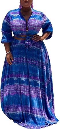 plus size purple maxi skirt