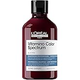 L'Oréal Professionnel Paris Vitamino Color Spectrum Blue Shampoo - Neutralizes Orange Tones, Enhances Shine & Vibrancy, Maintains Day 1 Hair Color, Hydrates & Strengthens Light Brown Hair