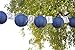 Just Artifacts 12-Inch Navy Blue Chinese Japanese Paper Lanterns (Set of 5, Navy Blue)