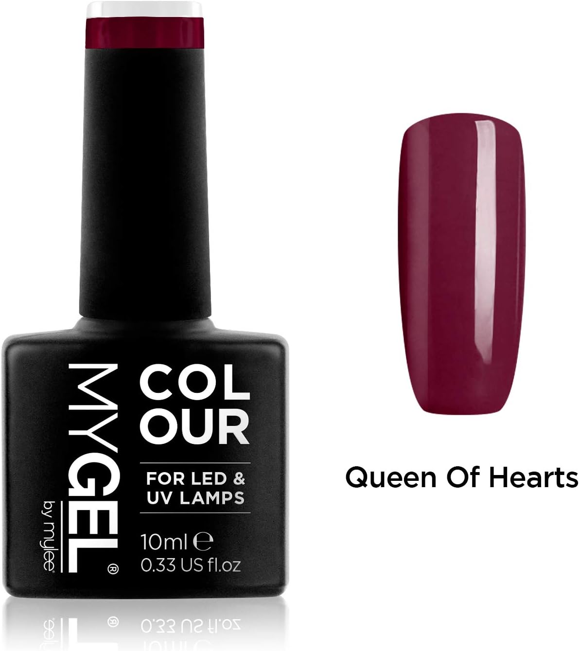 Mygel By Mylee Nail Gel Polish 10ml Queen Of Hearts Uv Led Soak Off Nail Art Manicure Pedicure For Professional Salon Home Use Red Range Long Lasting Easy To Apply Amazon Co Uk