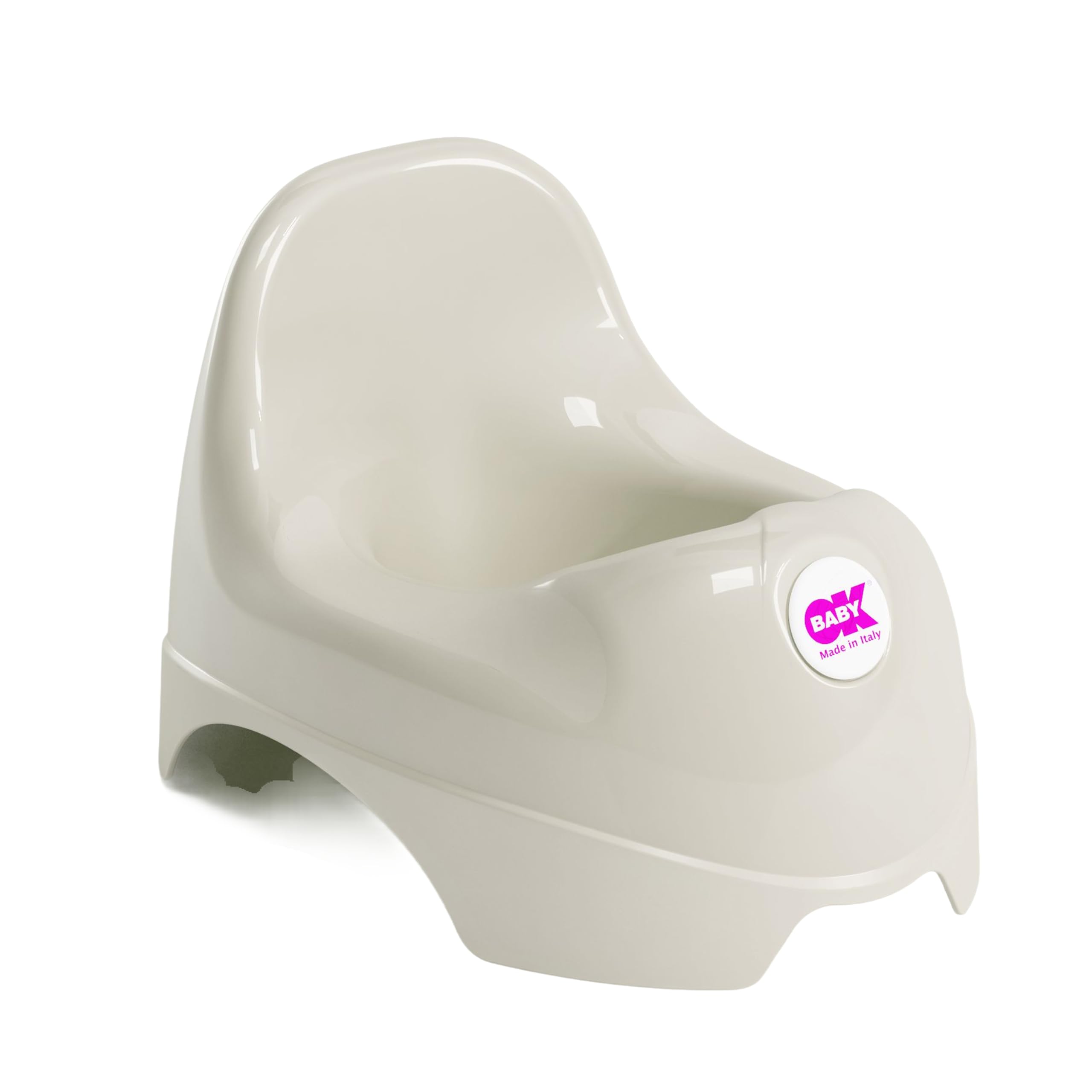 OKBABY Relax – Toddler Potty with Ergonomic Seat and Raised Backrest – White