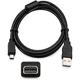 FCD TRUST USB Camera Cable for Olympus CB-USB5 CB-USB6 CB-USB8, 12-Pin, 5ft | 5ft 12-Pin USB-A Cable for Olympus CB-USB5/CB-USB6/CB-USB8; Photo Transfer and USB Charging on Supported Camera Models