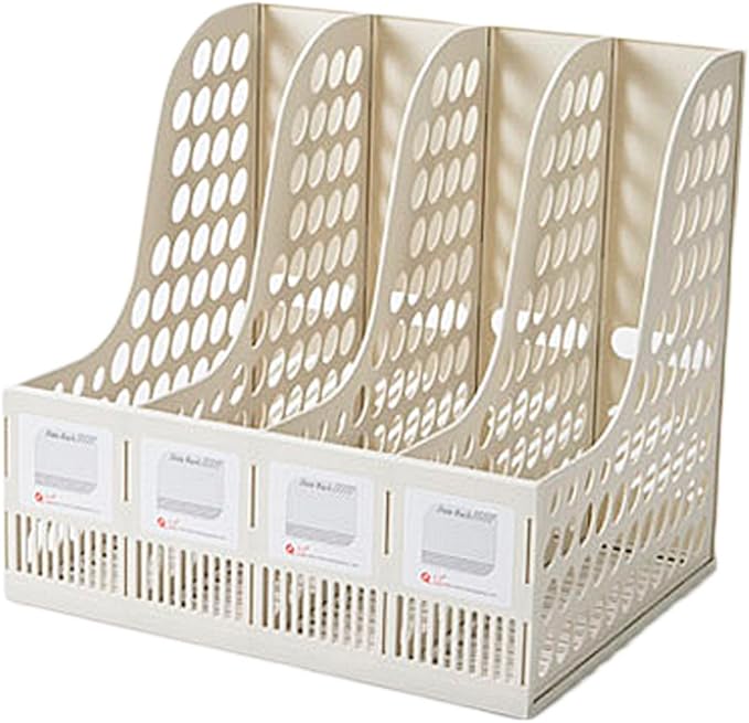 Office 4 Compartment Desktop Folder Organizer Rack/File