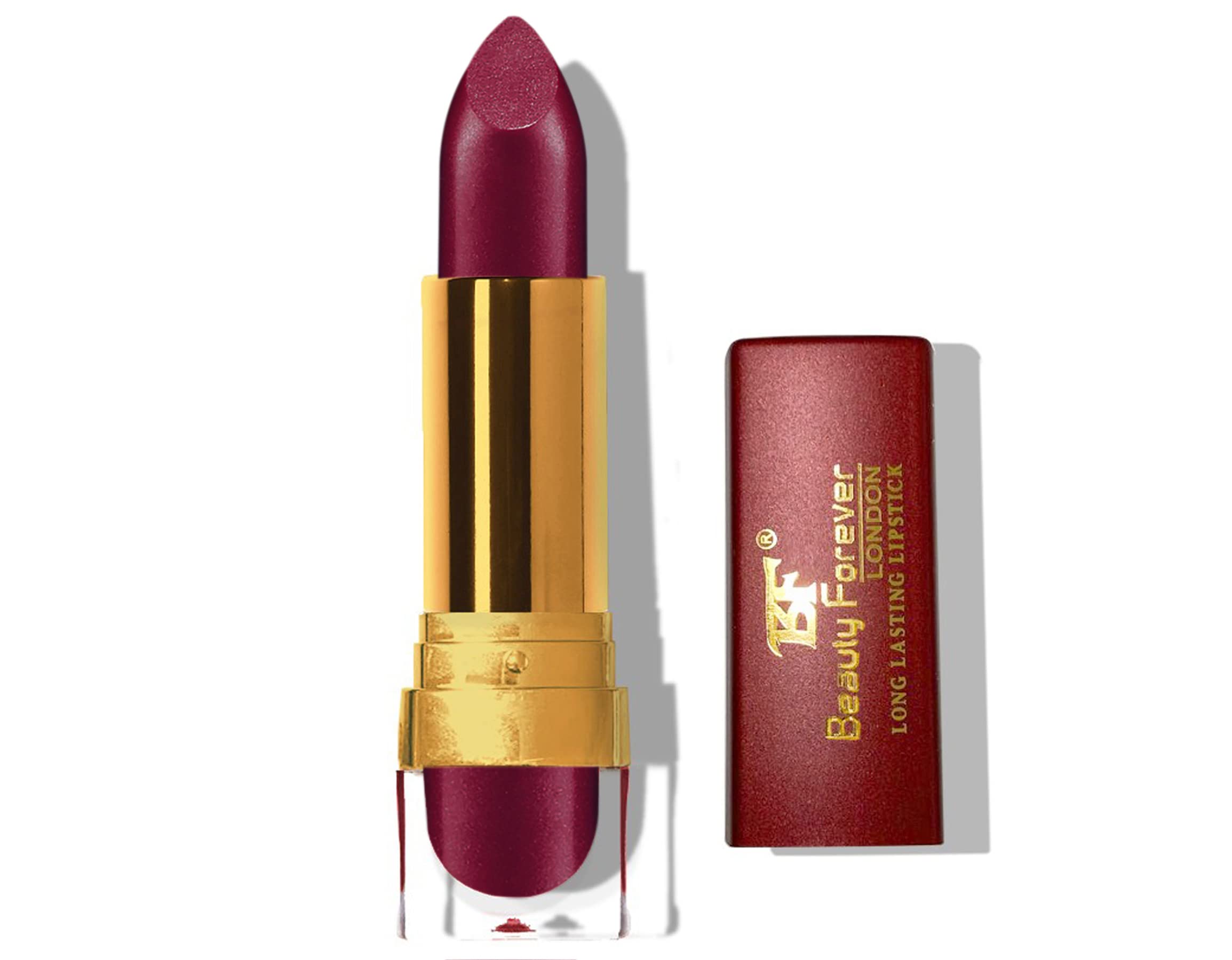 Beauty Forever Long Lasting Cream Lipstick, Glossy & Moisturising Lip Formula, Vitamin C & E Enriched, Hydrating Feature, High Impact Lip Colour, Available In 24 Shades (Pink Rose (LL104))