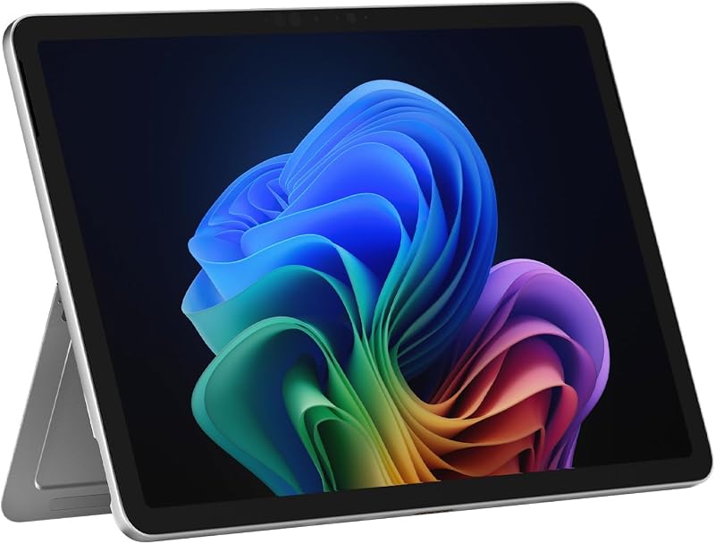 Microsoft Surface Pro | Copilot+ PC | Ecrã Táctil LCD de 12" | Snapdragon X Plus | 16GB de RAM | 256GB de armazenamento | Modelo mais recente | Platina
