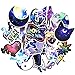 40 Pcs Galaxy Magic Sky Star Alien Stickers for Laptop Stickers Motorcycle Bicycle Skateboard Luggage Decal Graffiti Patches Stickers for [No-Duplicate Sticker Pack]