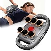 6 Head Massage Gun for Deep Tissue - 9Levels & 9Modes Electric Massagers.This Powerful Massage Tools Provide Effective Pain Relief to the Back,Legs,Waist.It's an Ideal Gift for Family and Friends.