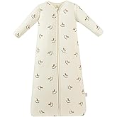 AnZai 2.5 TOG Baby Sleep Sack, Super Warm Quilted Wearable Blanket with Removable Sleeves, Cozy Winter Sleeping Bag for Infants and Toddlers, Two-Way Zipper, 0-6 Months