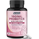 DRFOSTER Vaginal Probiotics for Women pH Balance with Prebiotics & Cranberry - Womens Probiotic Feminine Care Promote Healthy Vaginal Odor & Vaginal Flora, Support Gut Health & UTI - 90 Vegan Capsules