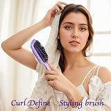 Maxmana Secret Curl Defining Brush Pink - Detangling, Shaping & Defining Curls view 4