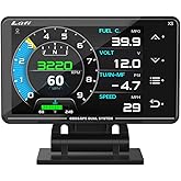 LUFI Xs OBD2 Gauge Display &ndash; Fuel Car Companion, Multi-Function &amp; Overload Protection