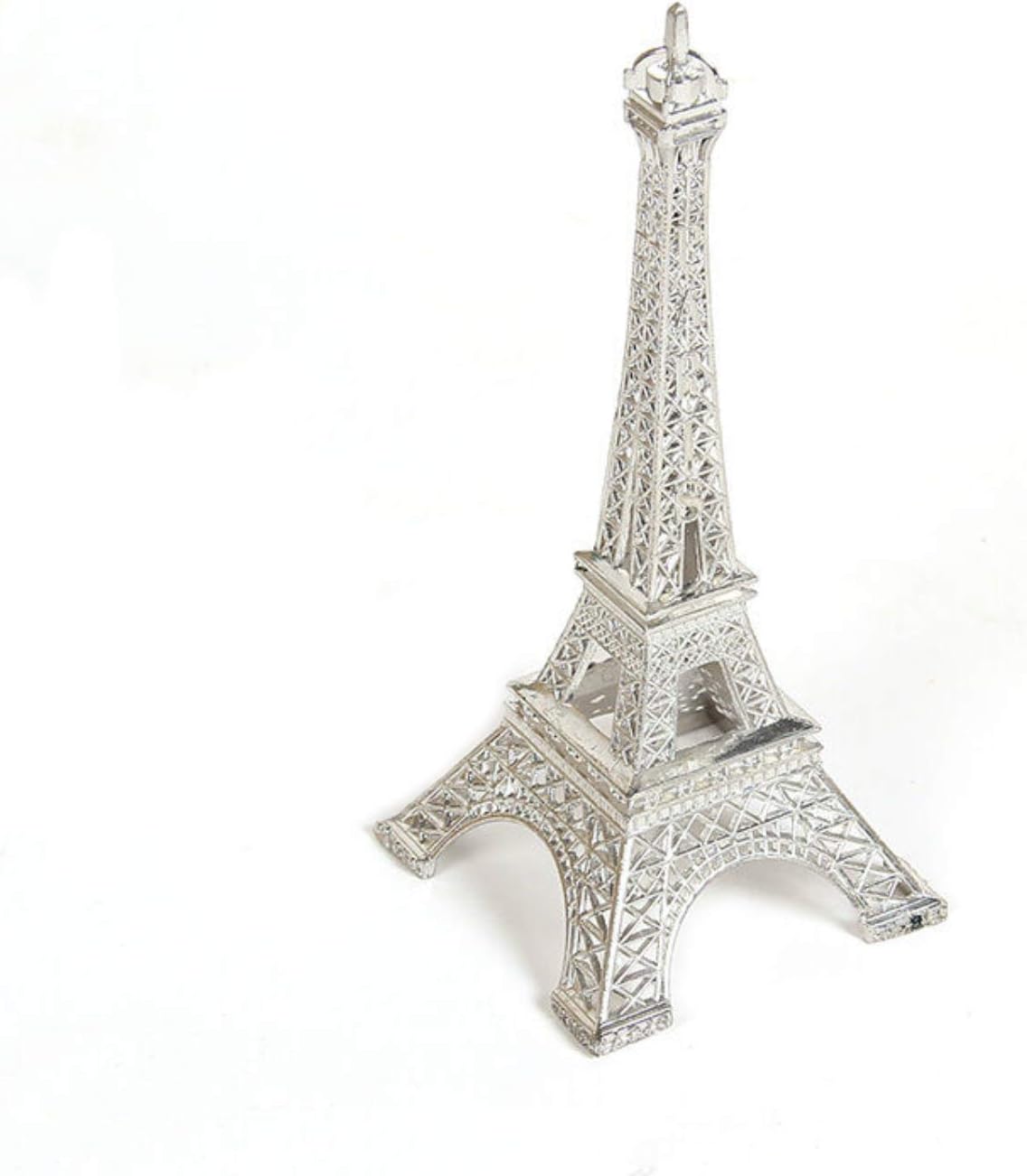 7 inch Eiffel Tower Statue Alloy Metal Decoration, Silver