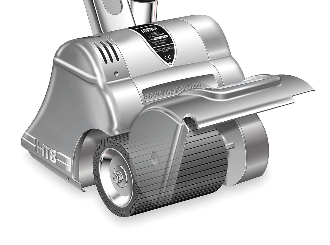 Hiretech HT8EX 8 Expandable Drum Floor Sander, 8500 rpm