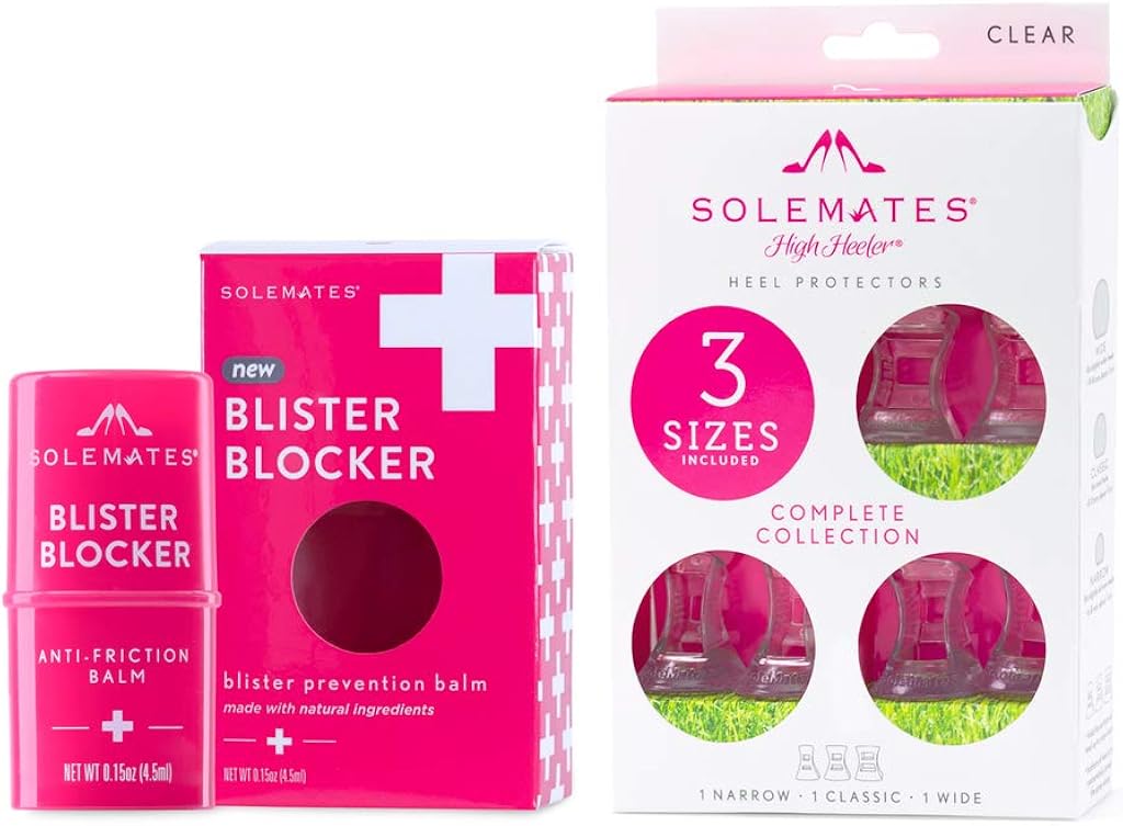 Solemates Heel Protectors: 3 size collection - heel stoppers for grass and weddings