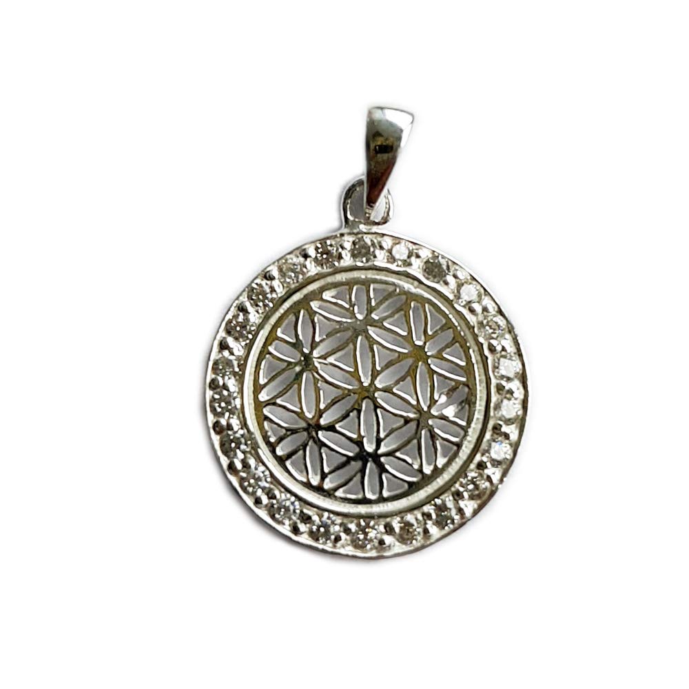 ClaroSchmuck Pendant Flower of Life Friendship Present, Approx. 2cm