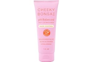 Cheeky Bonsai pH Balanced Feminine Wash for Women - Removes Odor - Gentle on Sensitive Skin - No Dyes or Parabens - Hypoallergenic - Gynecologist Approved (7 Ounces)