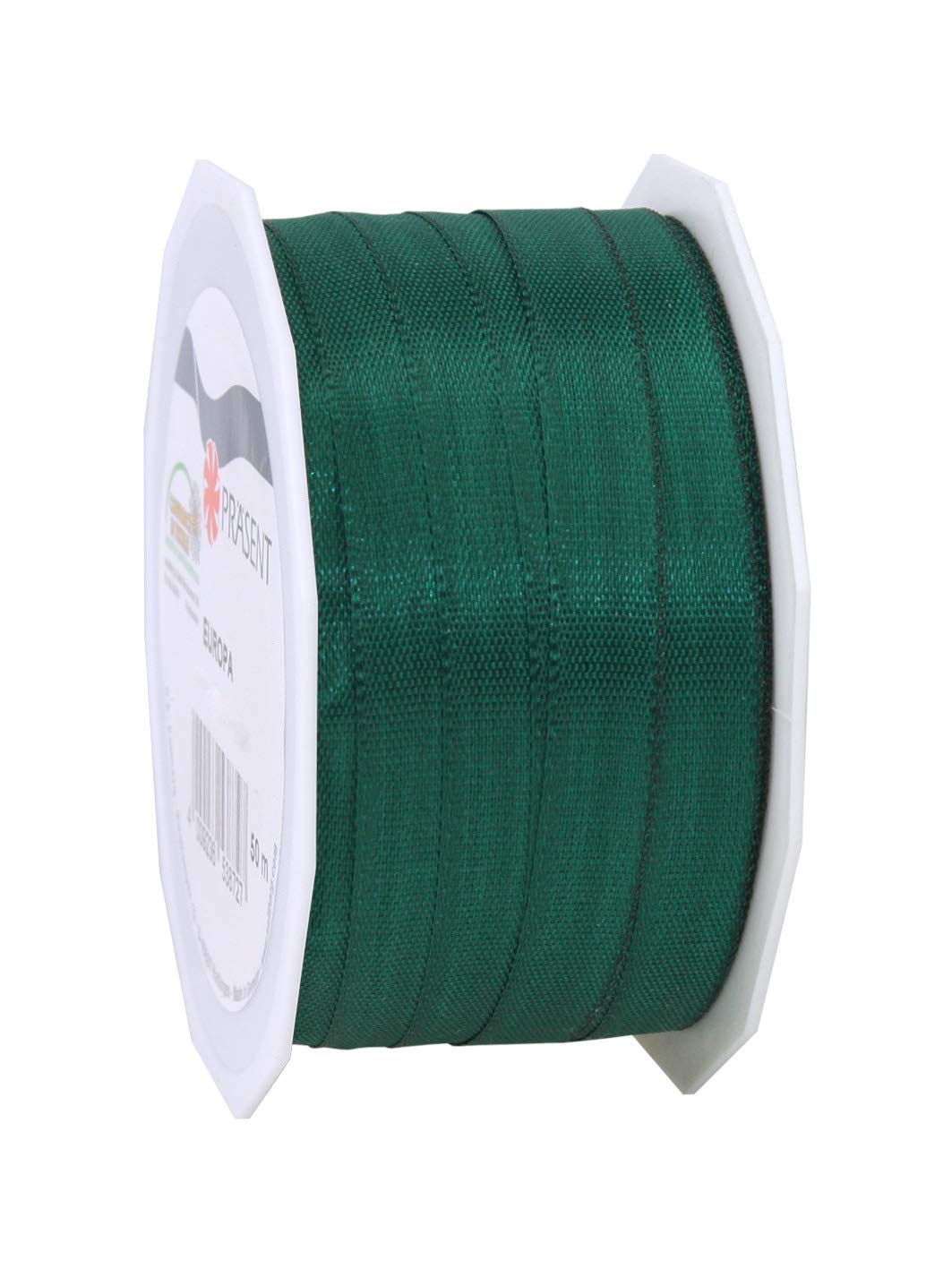 Präsent - Europa Taffeta Ribbon Fir Sprigs 10 mm Width, 50 m Length — image 1
