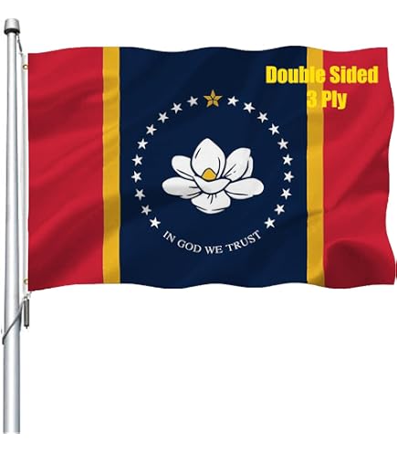 Mosprovie Tennessee State Flag 2x3 Ft - Double Sided, Heavy Duty With Brass Grommets - View #6